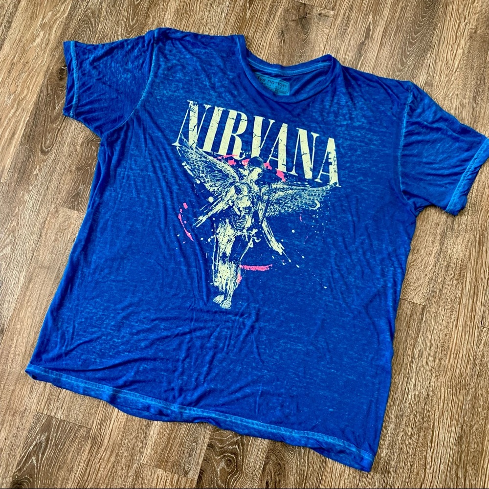 NIRVANA Oversized Band Tee Size XL